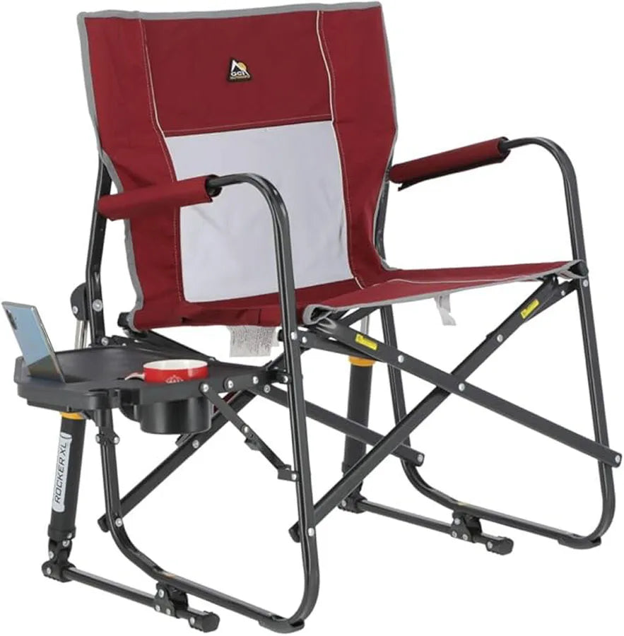 GCI OUTDOOR Freestyle Rocker XL with Side Table Camping Chair