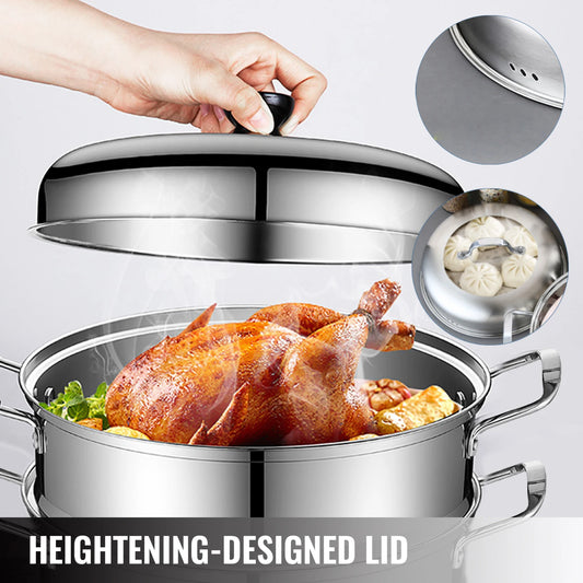5 Layer Food Steamer Stainless Steel Stock Pot for Steaming