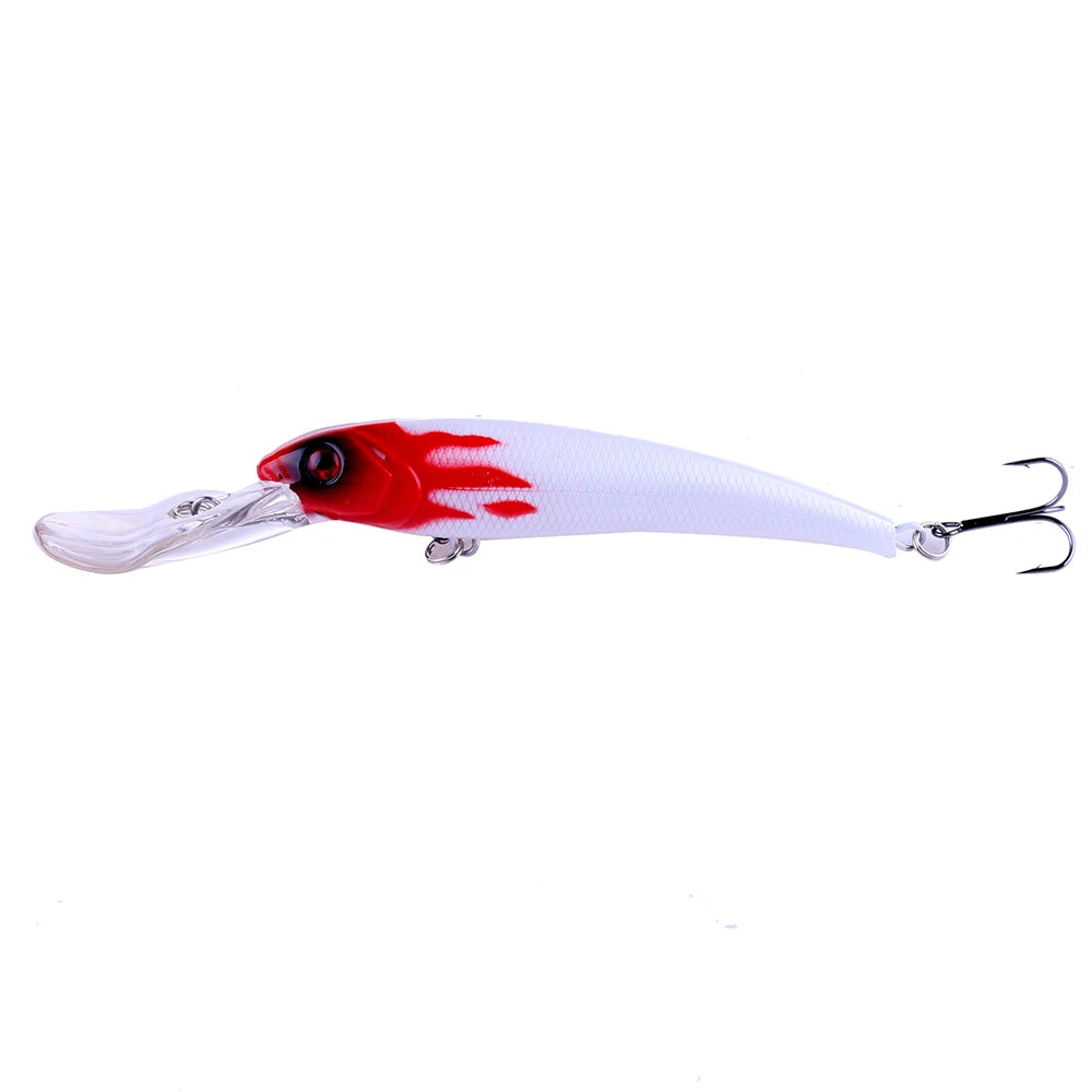 Hengjia 16.5cm 28g Big Minnow Lure Trolling Bait Artificial Wobblers Deep Diving Sea Fishing Tackle Bass Pike Crankbaits