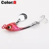 1 OUTKIT Fishing Spinners VIB Tremor Sequins Trout Spinners Metal Minnow Popper Crank Baits Trout Fishing Lures With Hooks