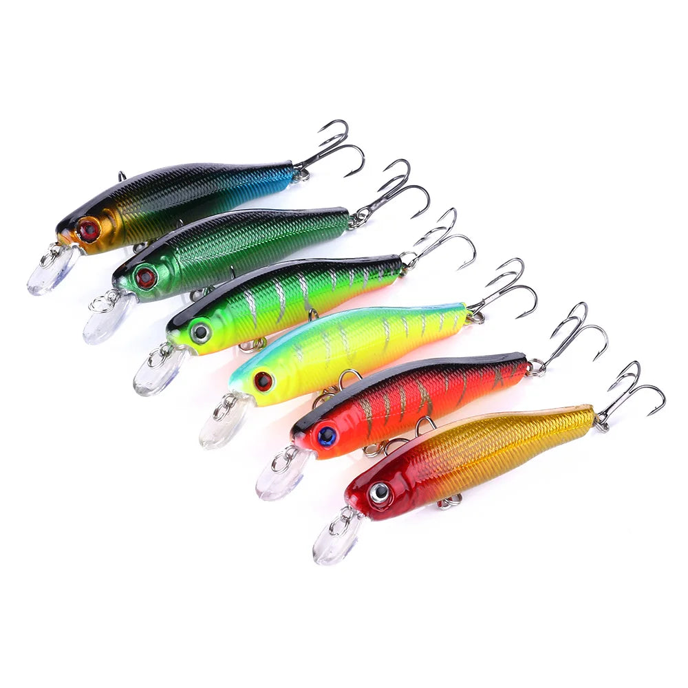 Wholesale NEWUP 8.5cm 8.9g Hard Fishing Minnow Lures Artificial Vivid Fishing Baits