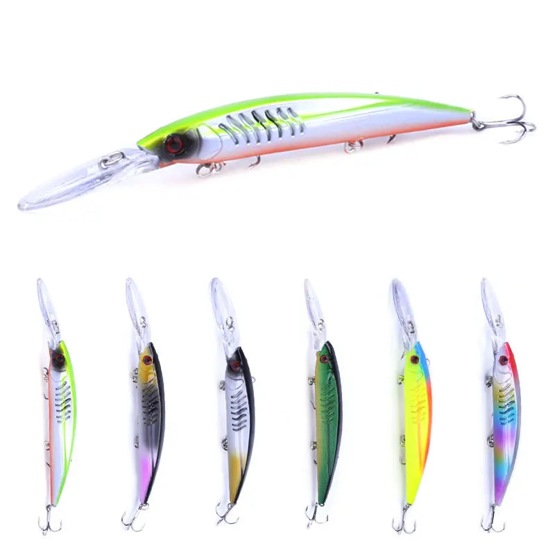14.5cm 12g Fishing Lure Minnow Wobblers Hard Bait For Freshwater Bass Carp Pike Tackle Isca Pesca Artificial Bait