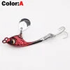 1 OUTKIT Fishing Spinners VIB Tremor Sequins Trout Spinners Metal Minnow Popper Crank Baits Trout Fishing Lures With Hooks