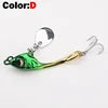 1 OUTKIT Fishing Spinners VIB Tremor Sequins Trout Spinners Metal Minnow Popper Crank Baits Trout Fishing Lures With Hooks