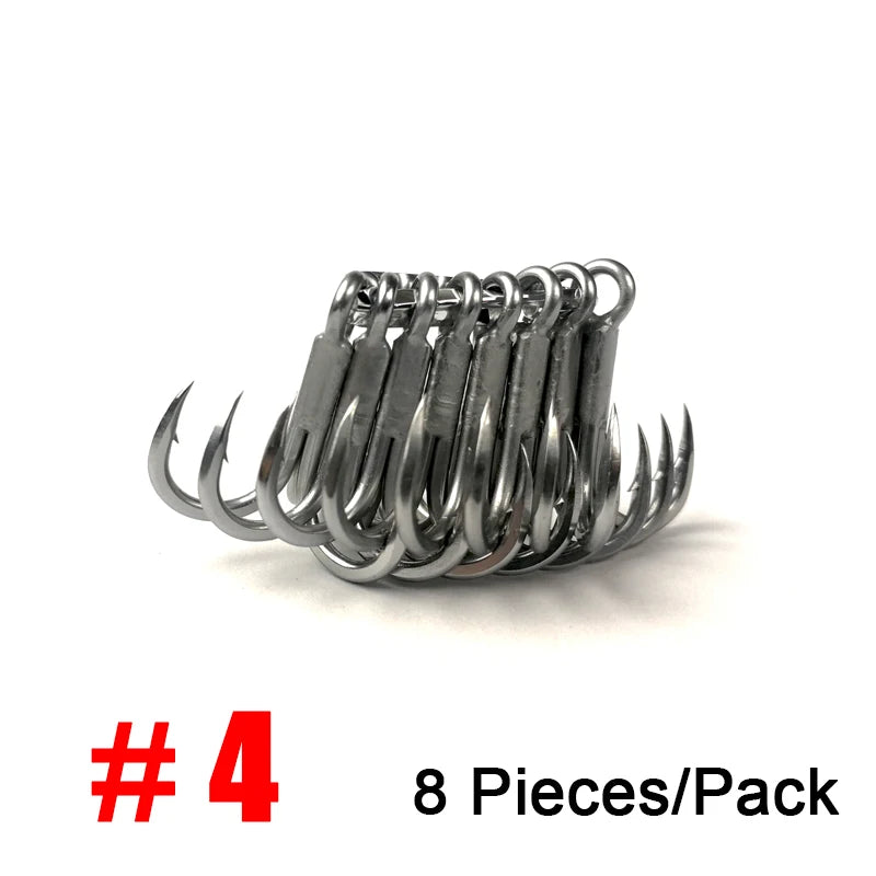 Treble Fishing Hooks Sea Fishing Accessories Anti-Rust Coating Triple Anchor Hooks For Carp