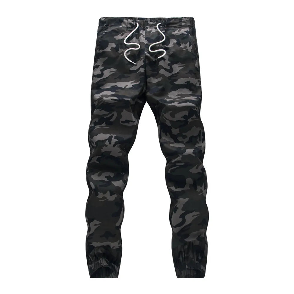 M-5X 2025 Mens Jogger Autumn Pencil Harem Pants Men Camouflage Military Pants Loose Comfortable Cargo Trousers Camo Joggers