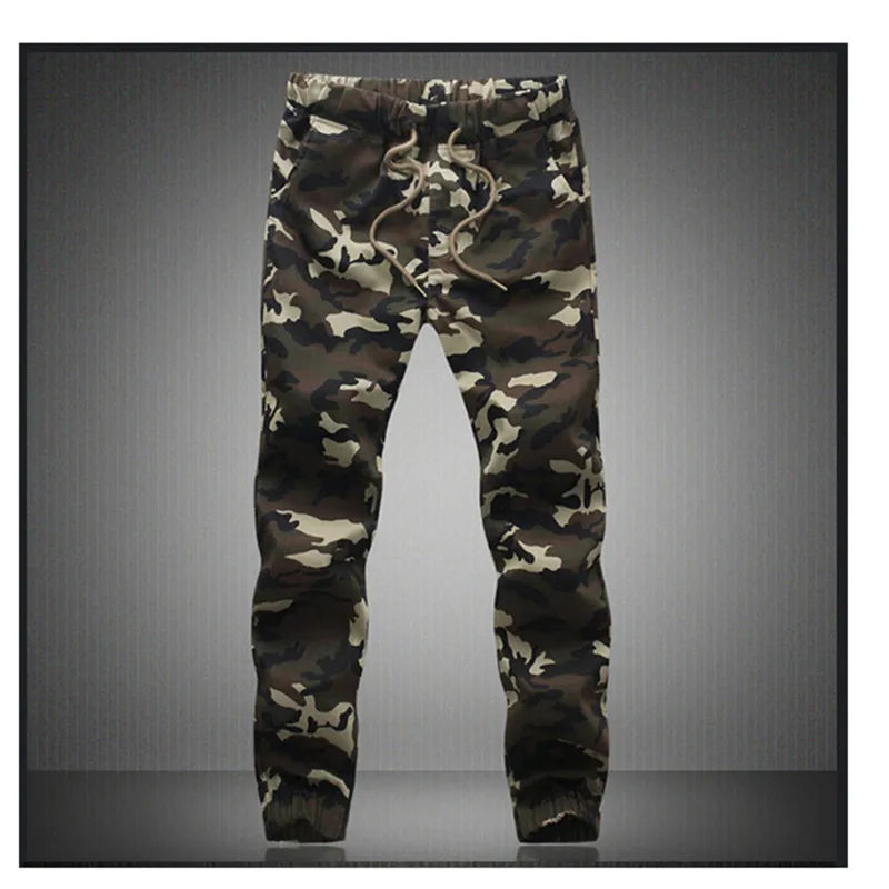 M-5X 2025 Mens Jogger Autumn Pencil Harem Pants Men Camouflage Military Pants Loose Comfortable Cargo Trousers Camo Joggers