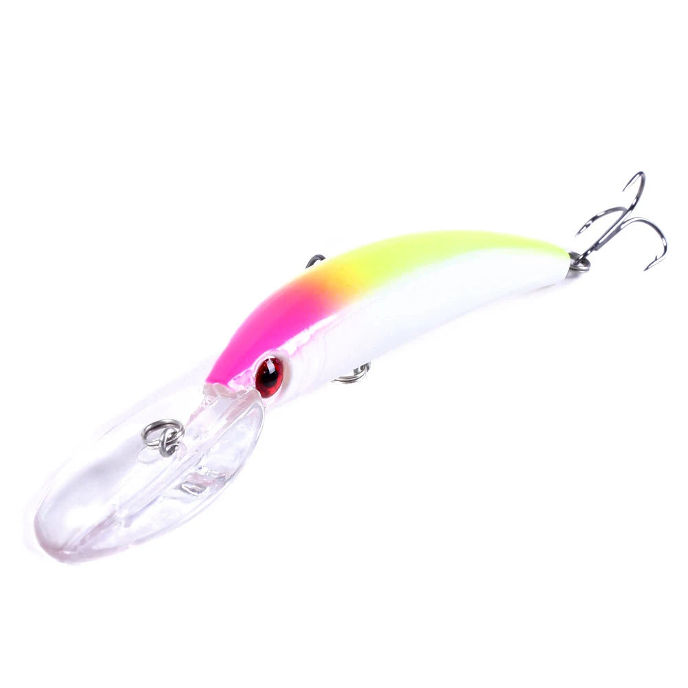 HENGJIA 1pcs 15cm 15g Deep Diving Jerkbait Artificial Hard Bait Fishing Wobblers Minnow Lure for Bass Pike Carp Fishing Tackle