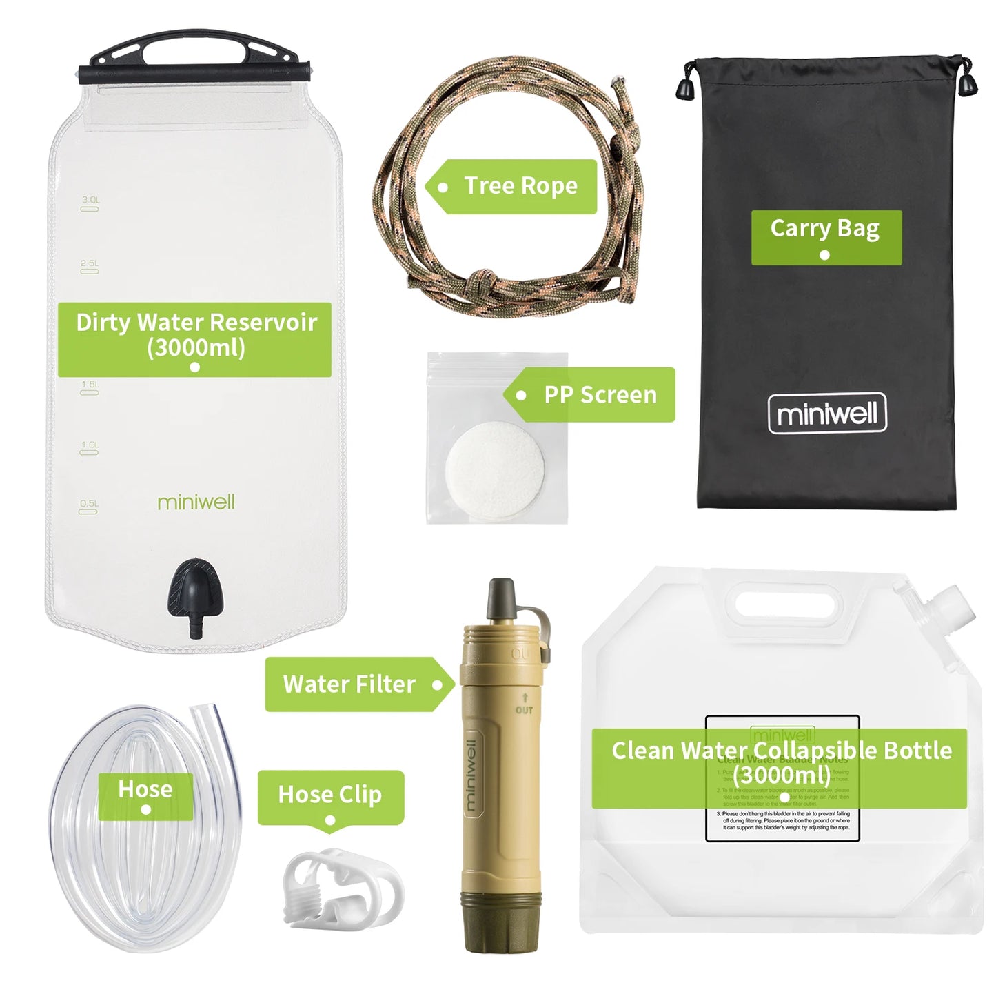 Outdoor Gravity Water Filter System