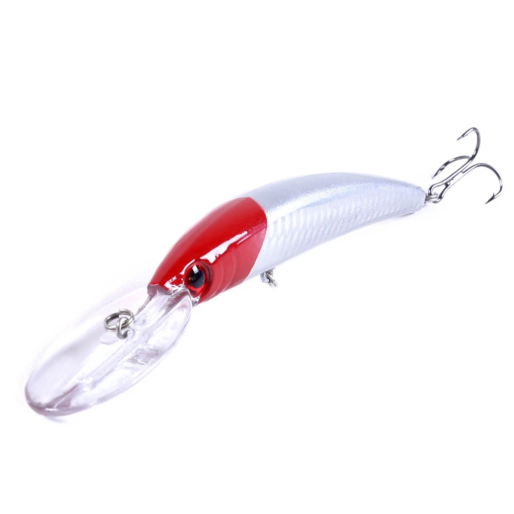HENGJIA 1pcs 15cm 15g Deep Diving Jerkbait Artificial Hard Bait Fishing Wobblers Minnow Lure for Bass Pike Carp Fishing Tackle
