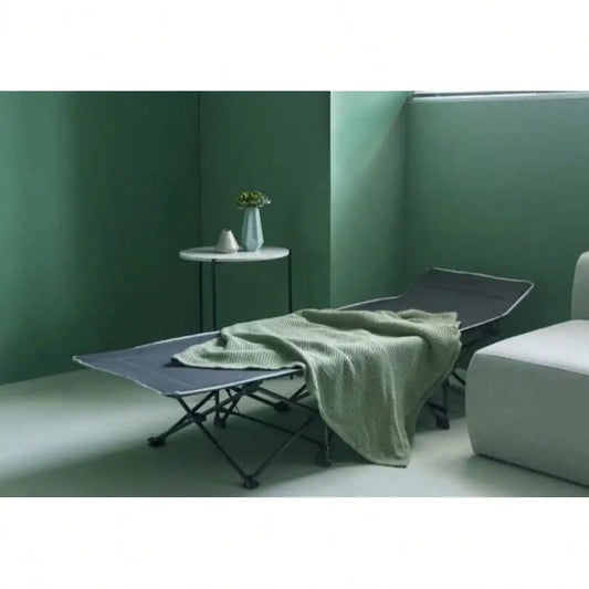 Cots For Adults Portable Folding Outdoor Bed With Mat And Carry Bag, Heavy Duty Sleeping Cots ,800 LBS ROUND PIPE