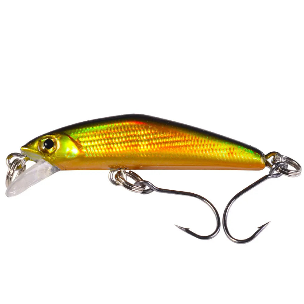 1pcs 4.3cm 1.6g Pesca Stream micro Fishing Lure Sinking Minnow Artificial Hard Bait For Bass Carp Pike SalmonTrout Panfish Lure