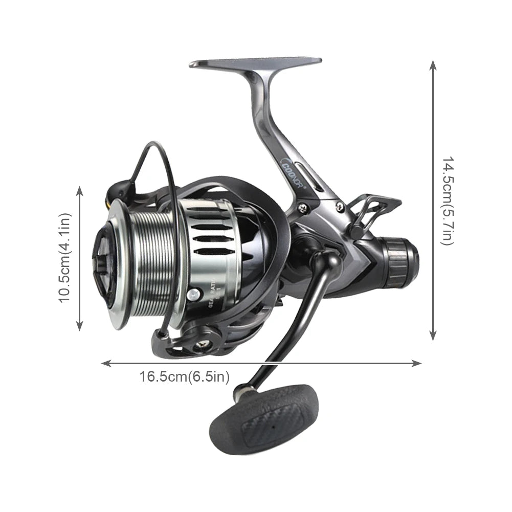 Spinning Fishing Reel Metal Fishing Reel Spool Fishing Reel Carp Fishing Reel Carp Fishing Accessory