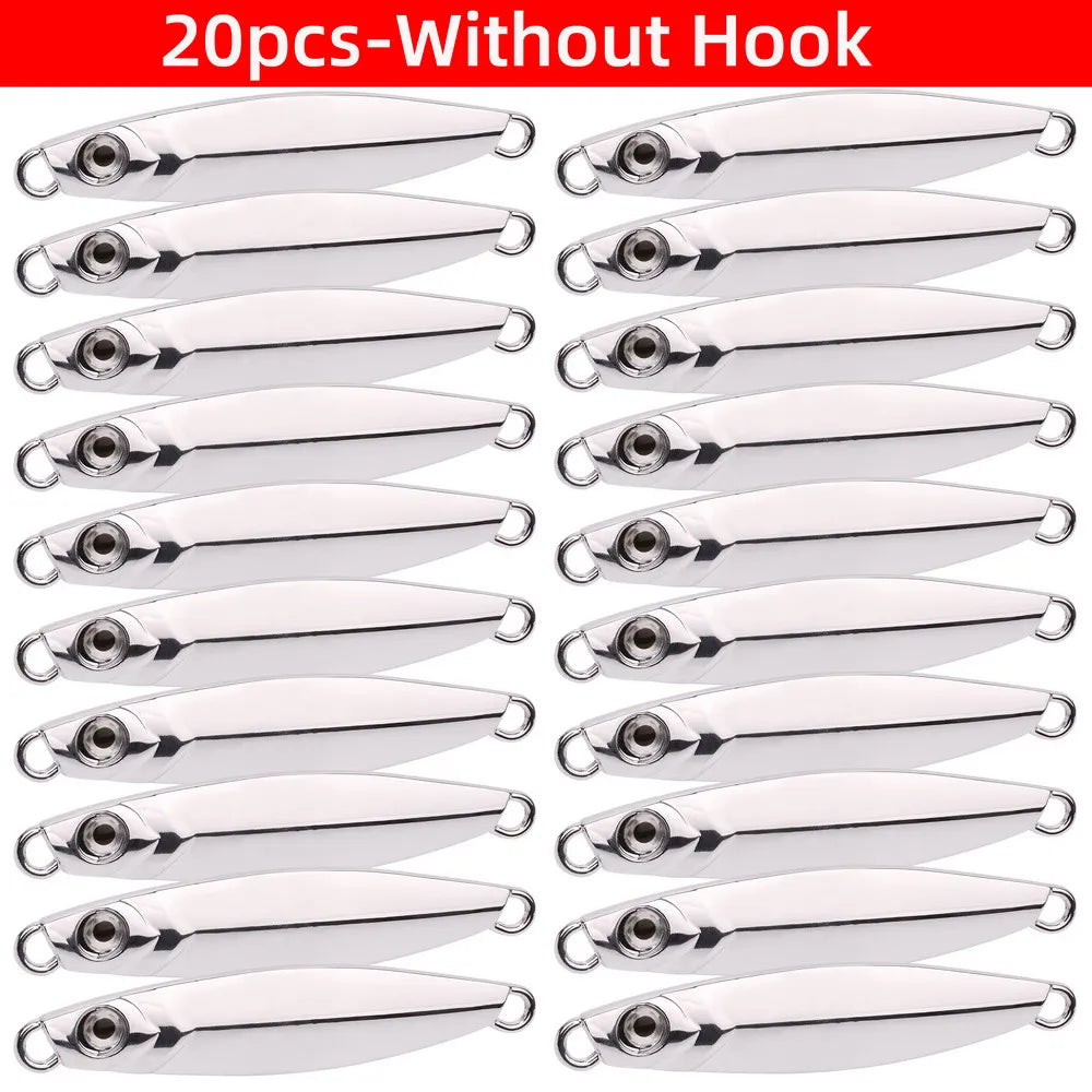 Metal Jig Fishing Lure Shore Cast Hook Swimbait Artificial Bait