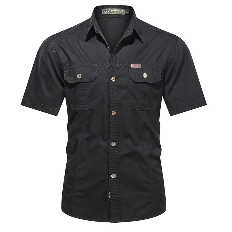 Summer Hiking Hunting Shirts Short Sleeve Combat Tactical Shirt Quick-Dry camping Fishing Shirts Male Hunting Climbing Outfit