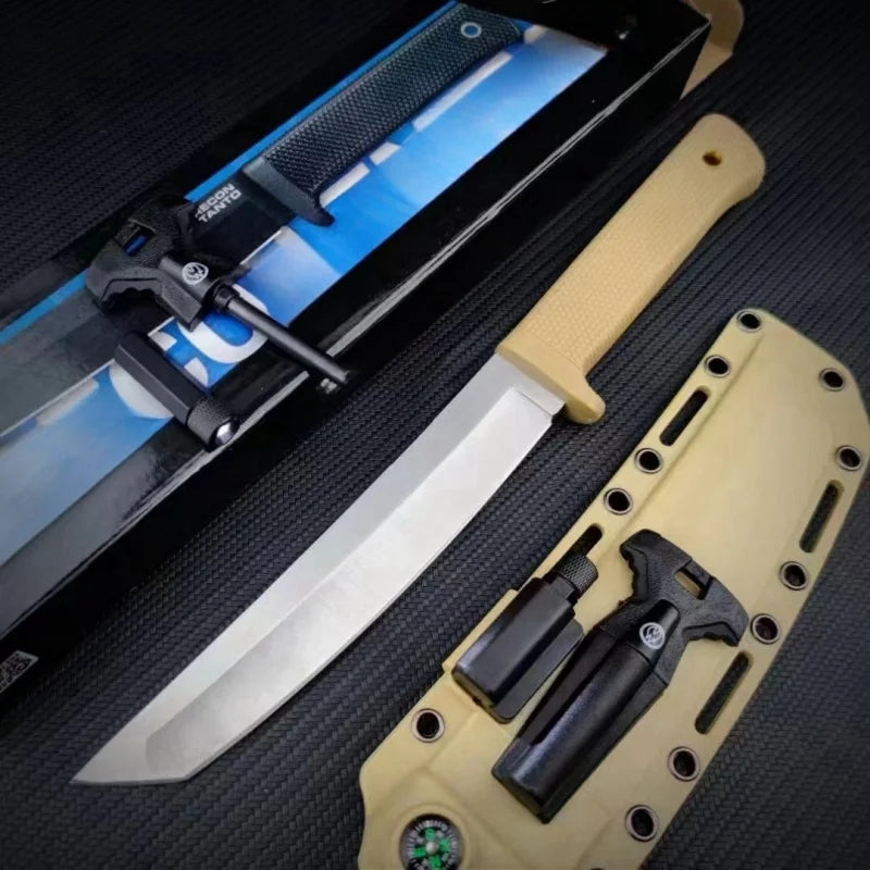 Outdoor camping must have a straight knife used for fishing,