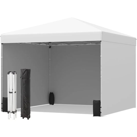 10'x10' Pop Up Canopy Tent with 3 Sidewalls