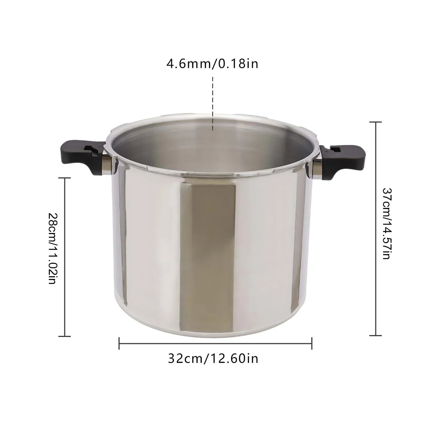 Pressure Cooker 23 Quart Kitchen Pressure Canner Cookware 90kpa HOT