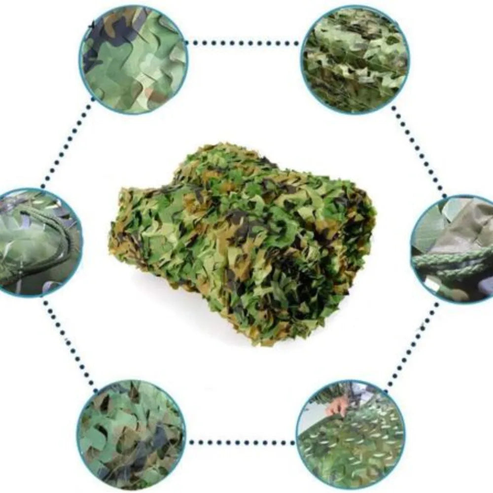 Foldable Camouflage Net Hunting Camo Durable Large Netting