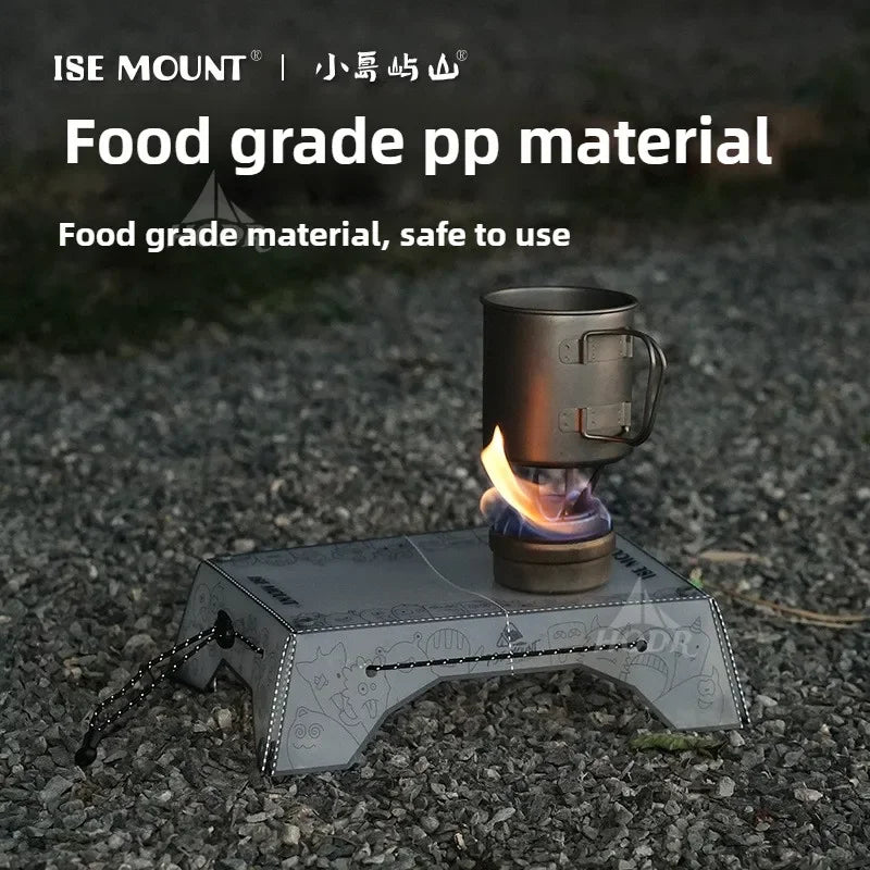 Ultralight Folding mini Table Small Folding PP Camp Table & Tray