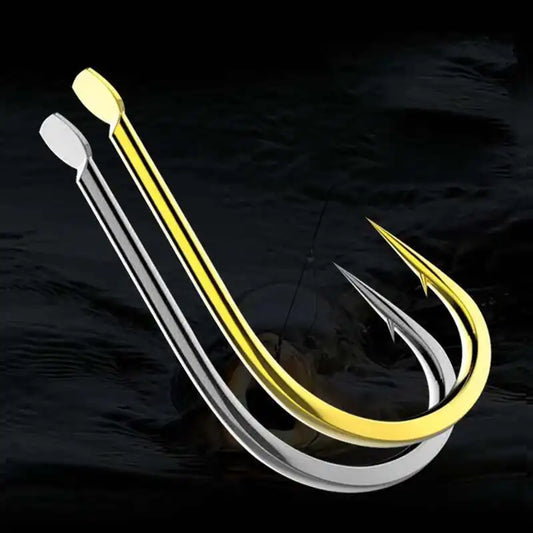 Fishing Hooks High-carbon Barbed Fishhooks Black Golden