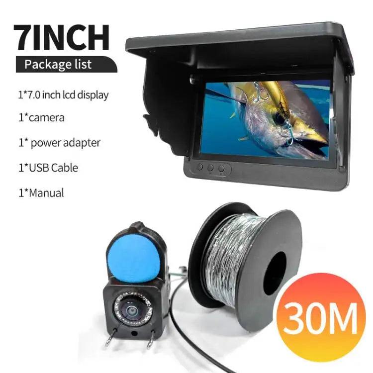 Portable Fish Depth Finder Water Handheld LCD Fish Finder Underwater 120° Fishing Camera With Night Vision