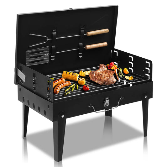 Portable Square Charcoal Grill