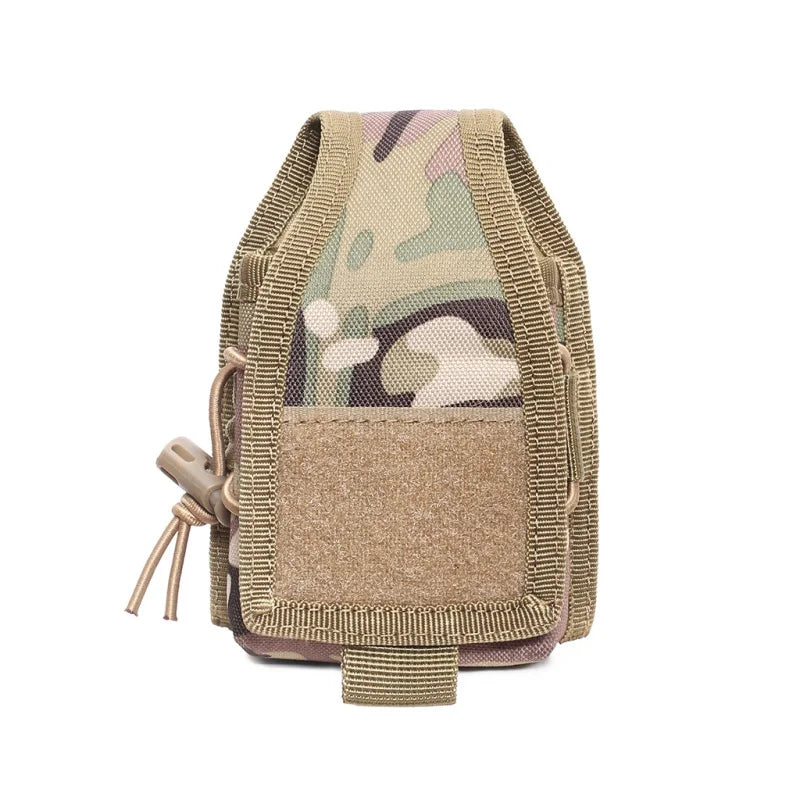 Walkie Talkie Pouch Waist Bag Holder Pocket Portable Interphone Holster Carry Bag Hunting Camping Tool