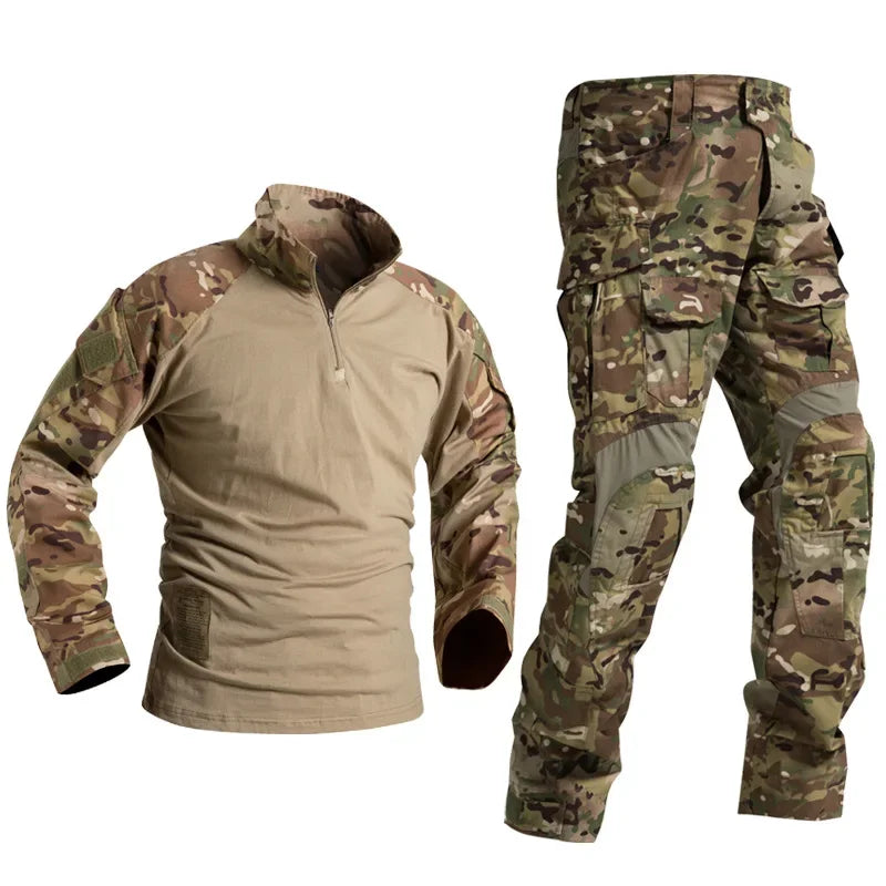 Camo Camouflage Clothing Cargo Pant Hiking Shirt