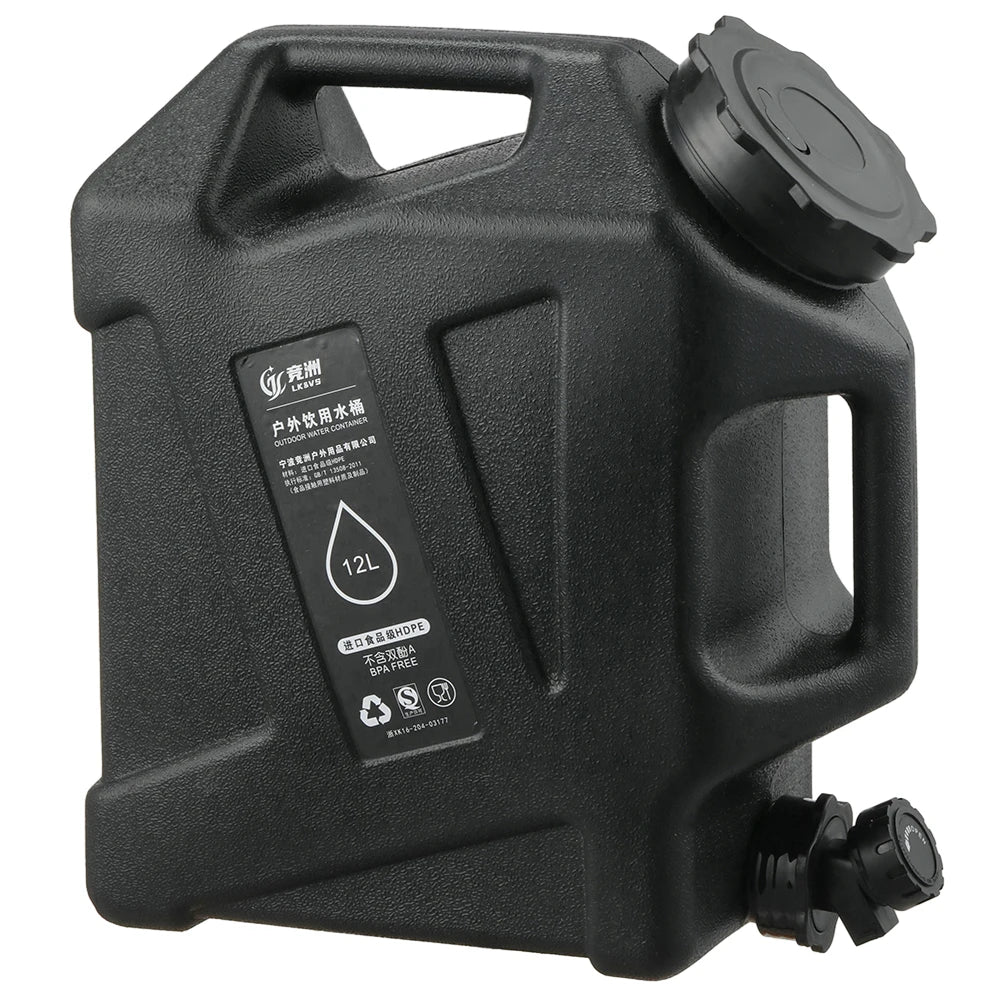 Camping Water Container Outdoor Water Bucket Large Capacity Portable Water Bag