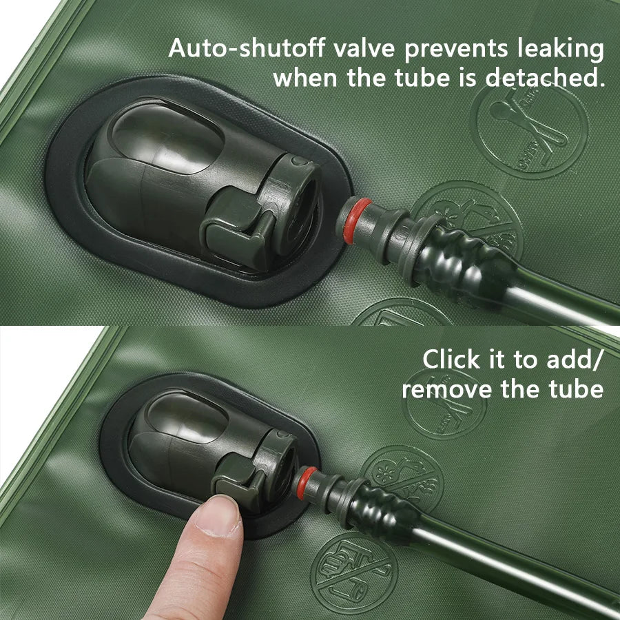 hiking backpack leak proof water bag