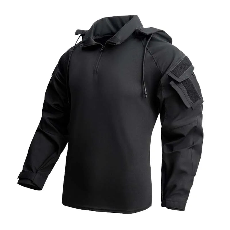 Hunting Shirts Mens Clothing Wear-resisting Tops Multi Pockets