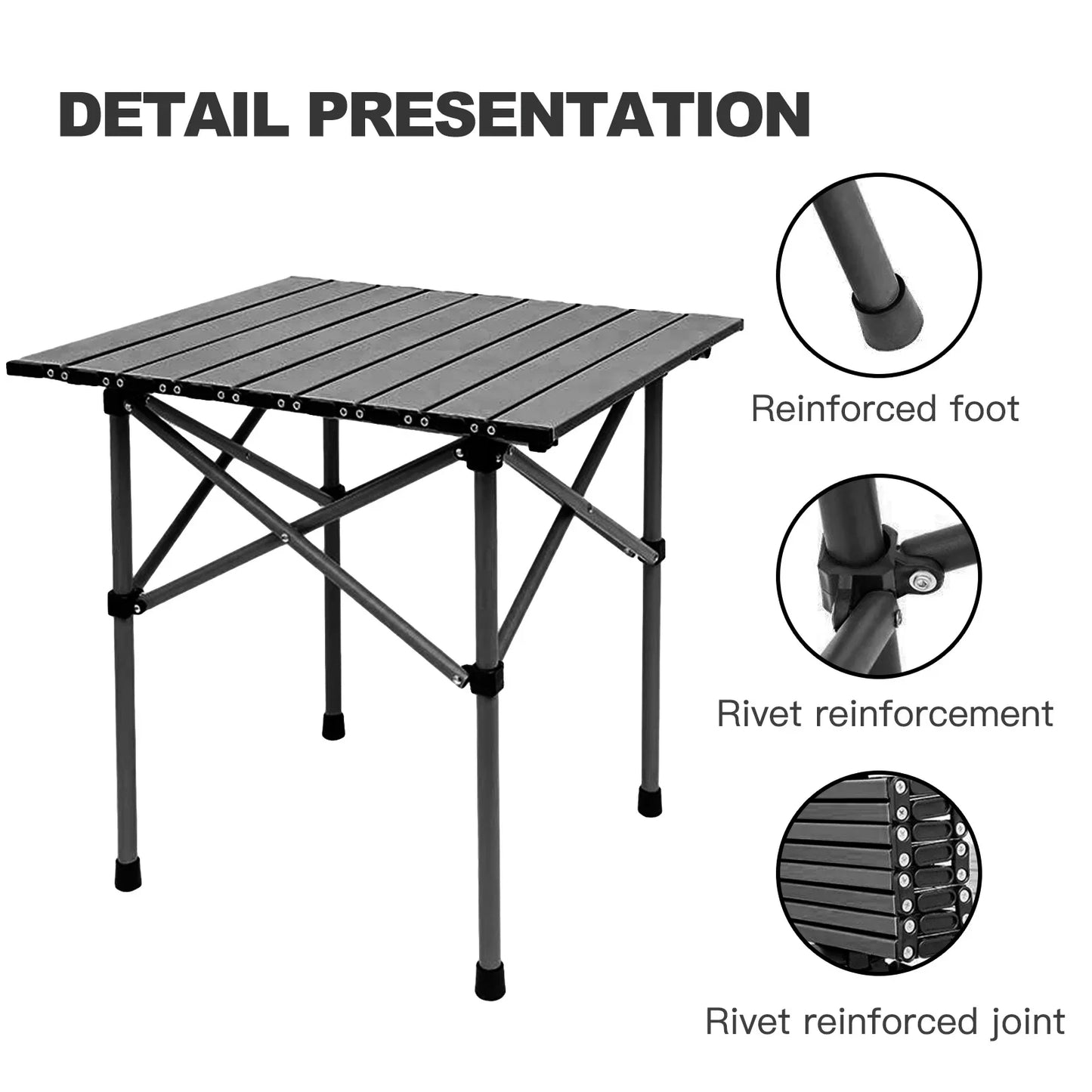 Compact Camping Table Folding Camp Side Table