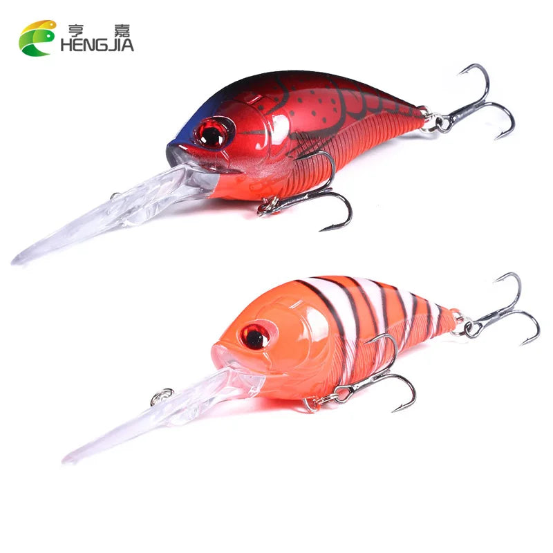 1Pcs Crank Fishing Lure Bait Wobbler 20.5g 12.5cm Minnow Isca Artificial Lures Crankbait Leurre de Bass Pike Trolling Tackle