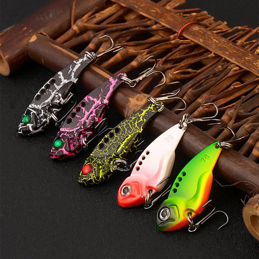 Spinner Spoon Fishing Lures Artificial Hard Bait Crankbait for Bass Pike Perch