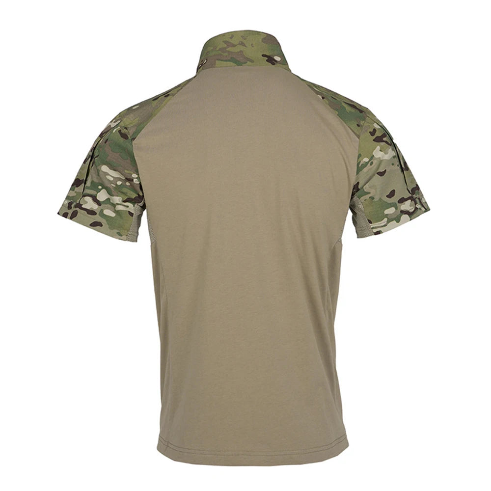Outdoor Sport Camo Shirts Breathable Hunting Clothes Tops Workout Clothing T Shirt