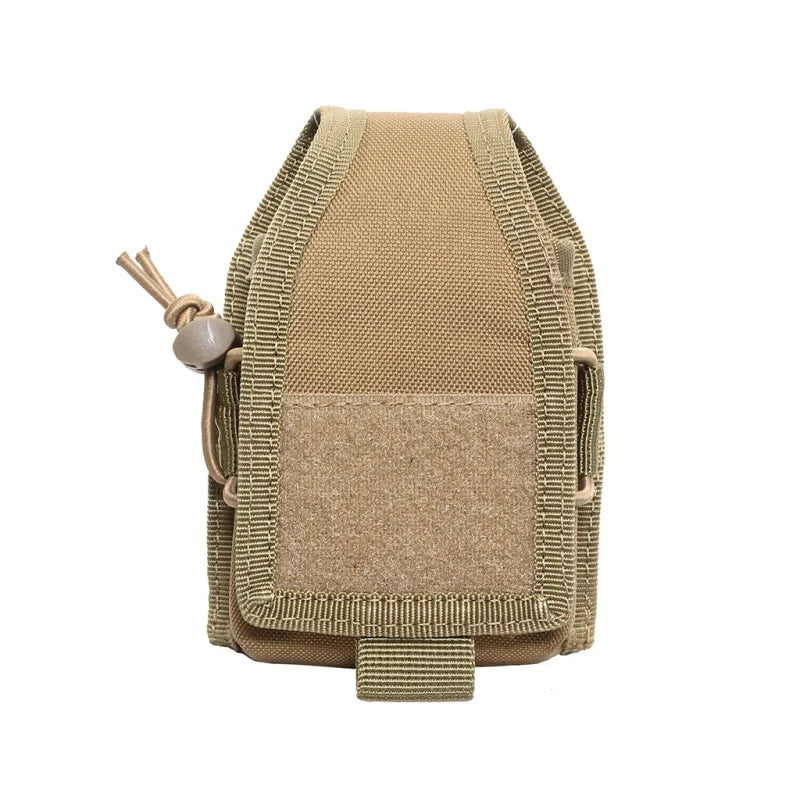 Walkie Talkie Pouch Waist Bag Holder Pocket Portable Interphone Holster Carry Bag Hunting Camping Tool