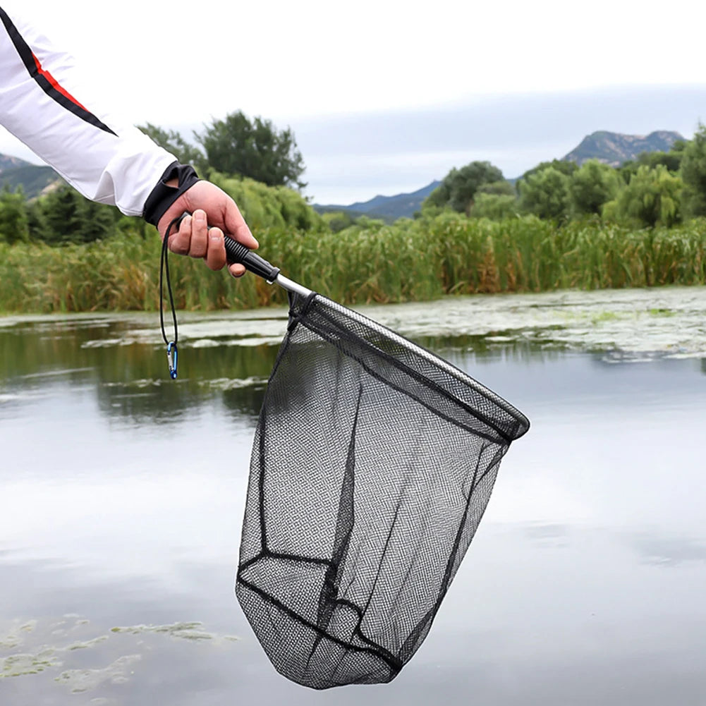Fishing Landing Net Aluminum Alloy Retractable Fishing Net