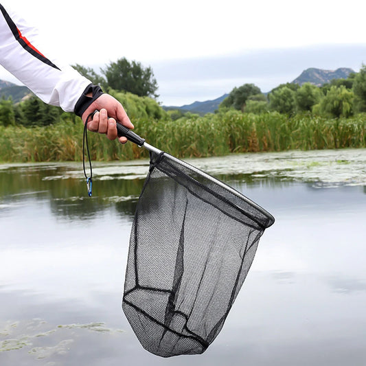 Fishing Landing Net Aluminum Alloy Retractable Fishing Net