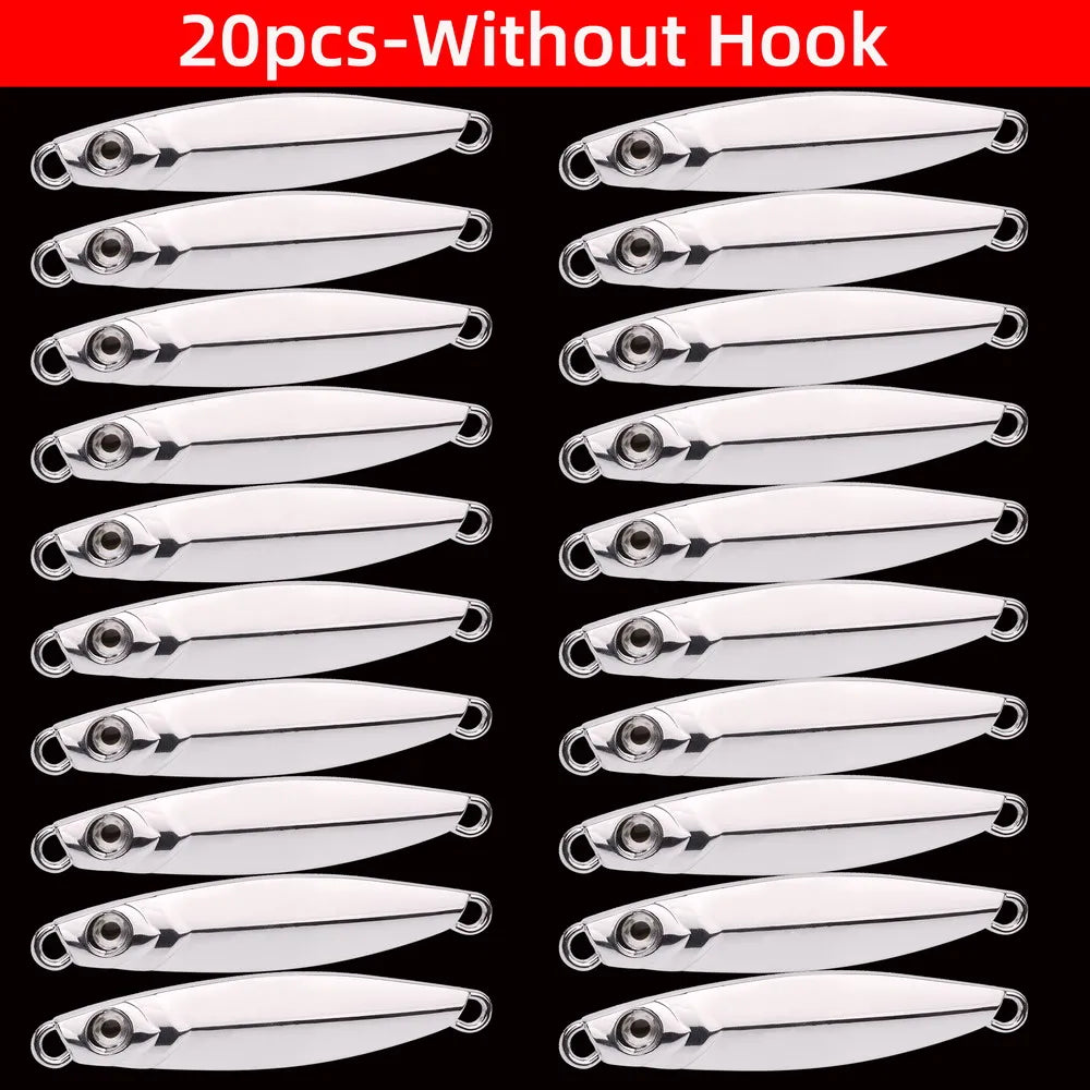 Metal Jig Fishing Lure Shore Cast Hook Swimbait Artificial Bait