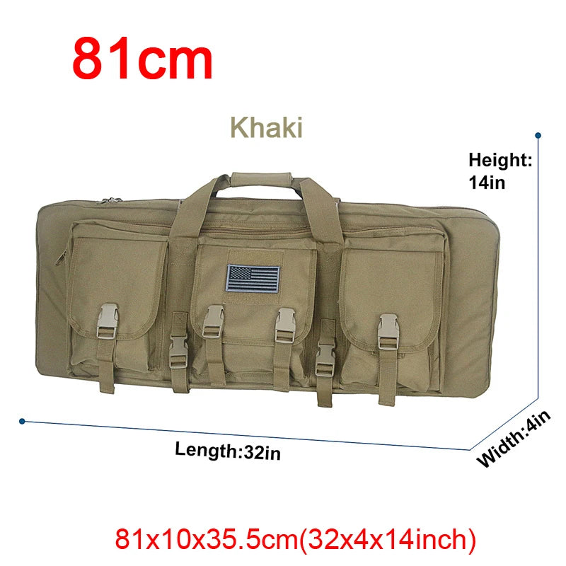 32 38 42 48 inch Double Rifle Case Airsoft Gun Case Backpack Hunting