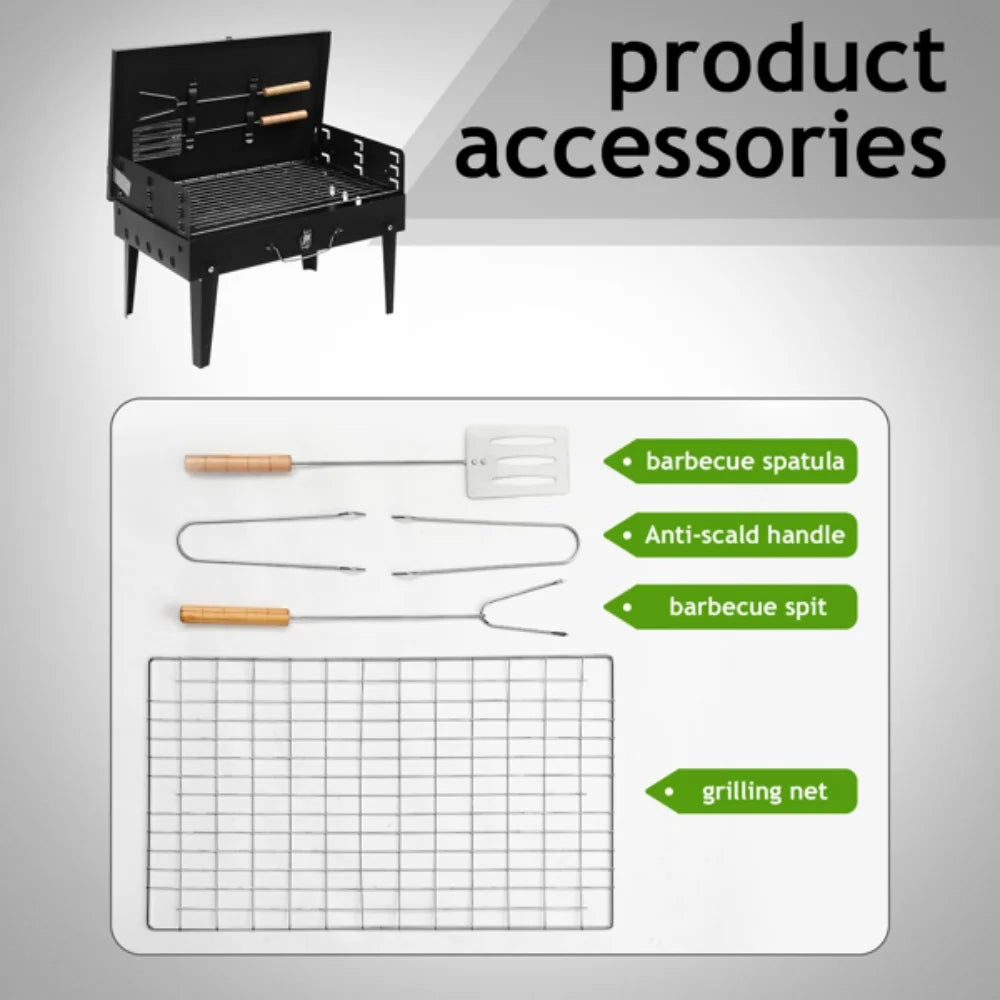 Portable Charcoal Grill Foldable BBQ Grill