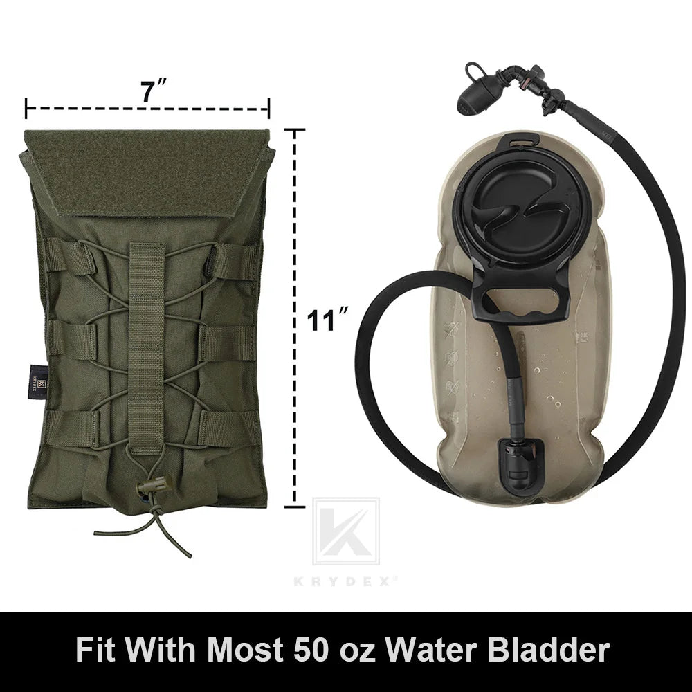 1.5L Water Bladder Bag Pack Outdoor Hiking Accessories