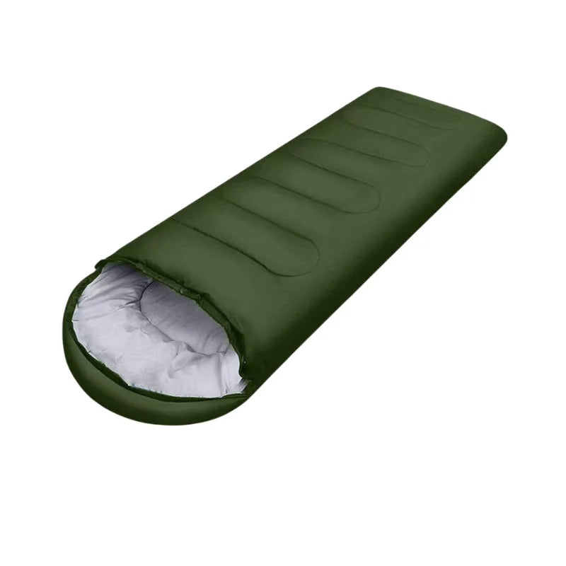 Portable camping sleeping bag men and women universal zipper close outdoor hiking backpack installed convenient travel bed