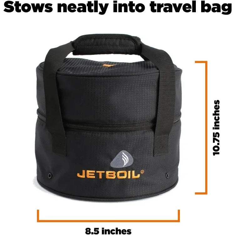 Backpacking and Camping Stove Cooking System with Camping Cookware