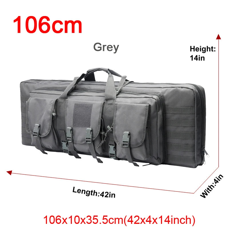 32 38 42 48 inch Double Rifle Case Airsoft Gun Case Backpack Hunting