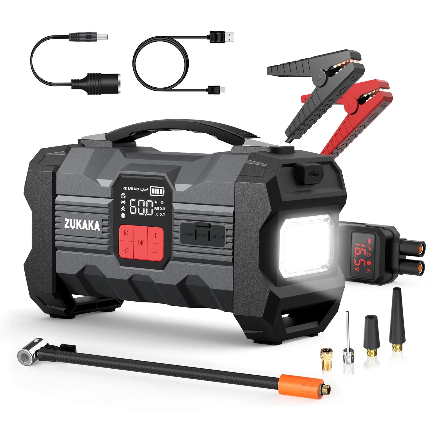 Car Jump Starter 150PSI Air Compressor