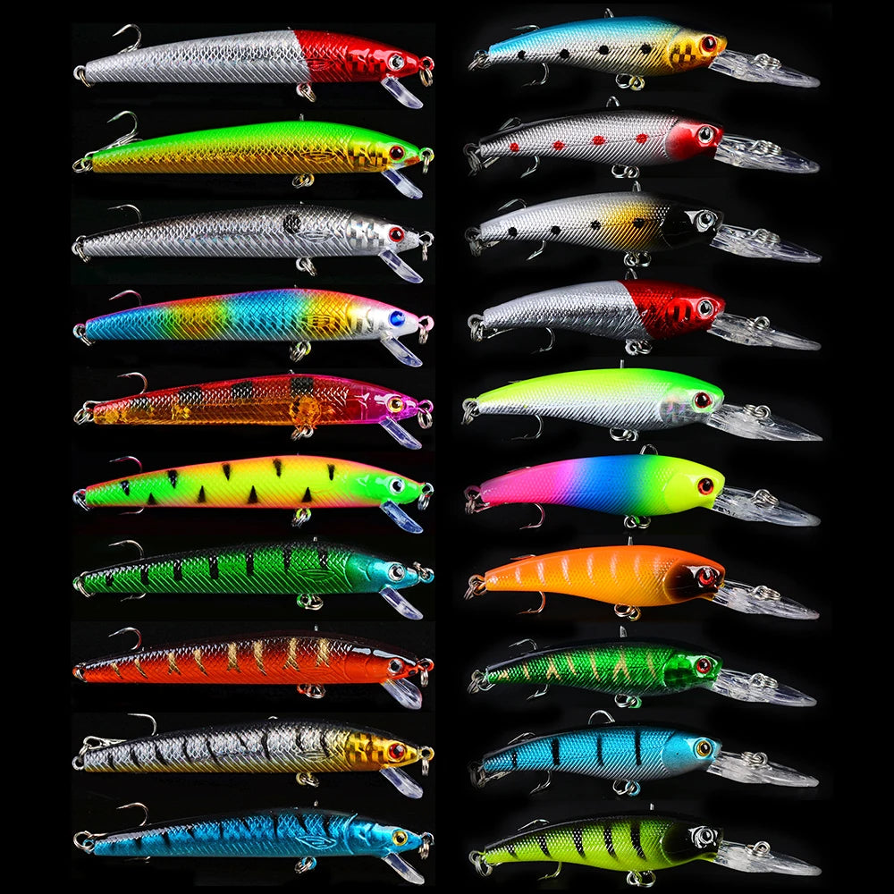 Fishing Lures Minnow Lures Mix Colors Lure Bait Fishing Gear