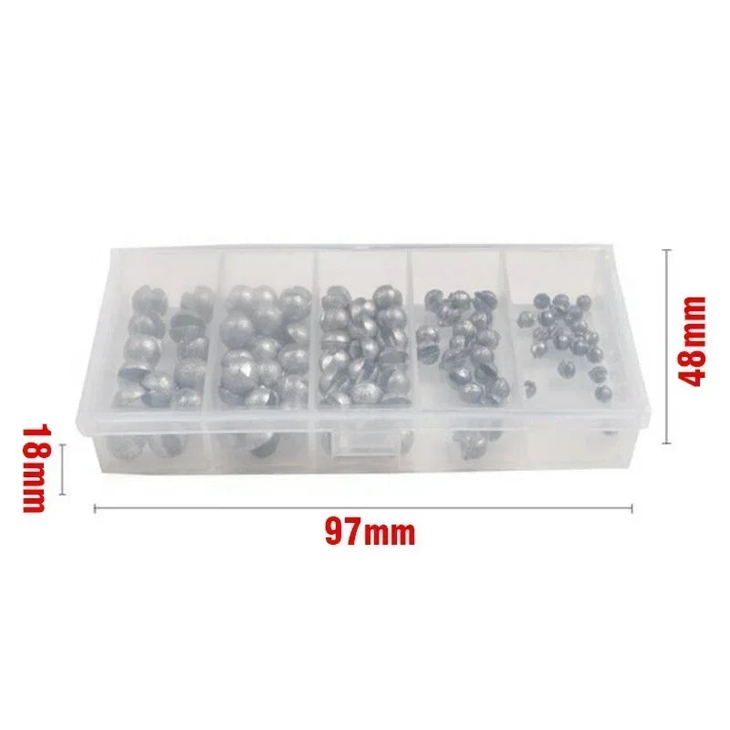 Delysia King 100 pcs/box Bite lead Fishing gear accessories