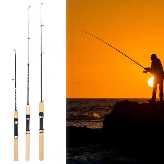 60/80/100cm Ice Fishing Rod Telescopic Fishing Rod Portable Fishing Pole Retractable Fishing Pole Fishing Accessories